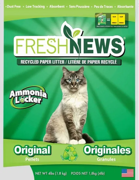 6/4 Lb  Fresh News Cat Litter - Health/First Aid